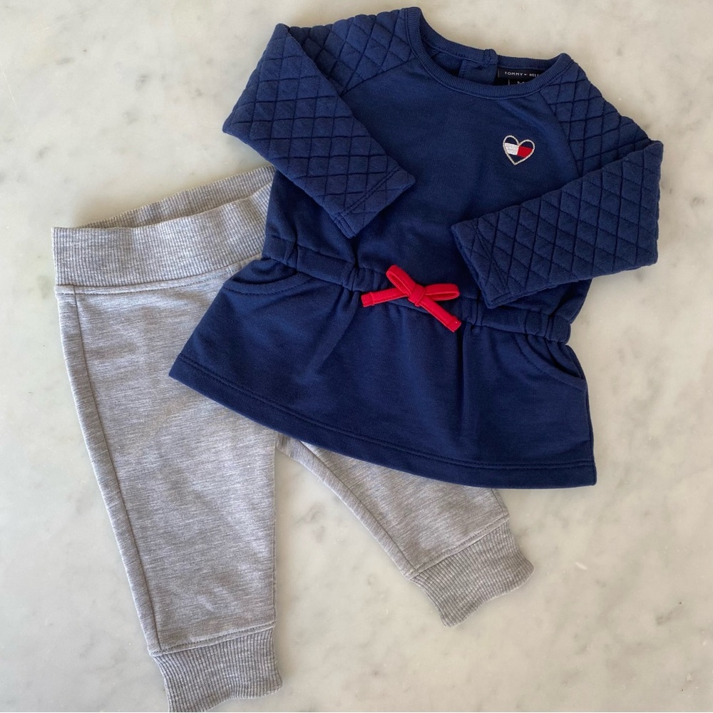 Baby Girl Tommy Hilfiger 2 Piece Set 3-6 months